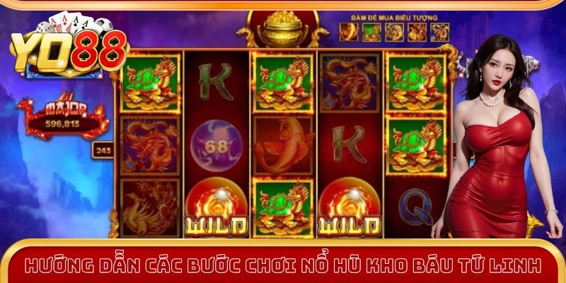 Hướng dẫn các bước chơi Nổ Hũ Kho Báu Tứ Linh