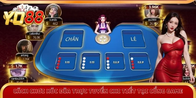 Hướng dẫn cách chơi xóc đĩa online Hướng dẫn cách chơi xóc đĩa online